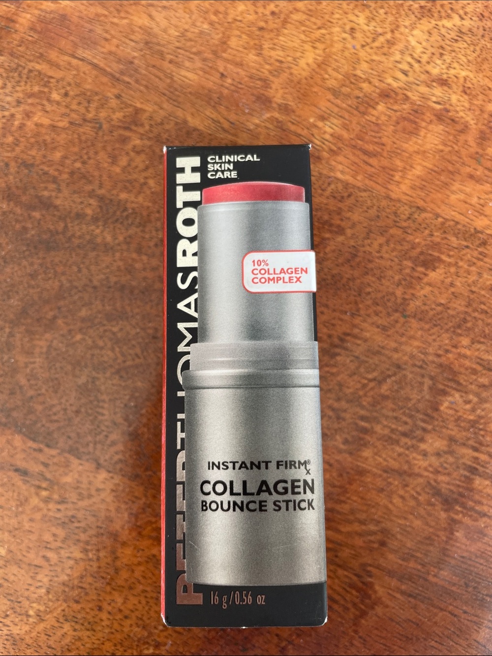 Peter Thomas Roth Silver Tube with Red Accent. Not used.